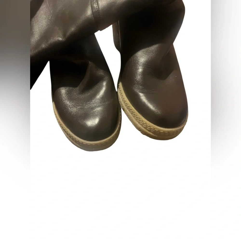 Vintage Weltschuh Winter Boots Dark Brown Leather Made in Germany Women's Sz 6.5